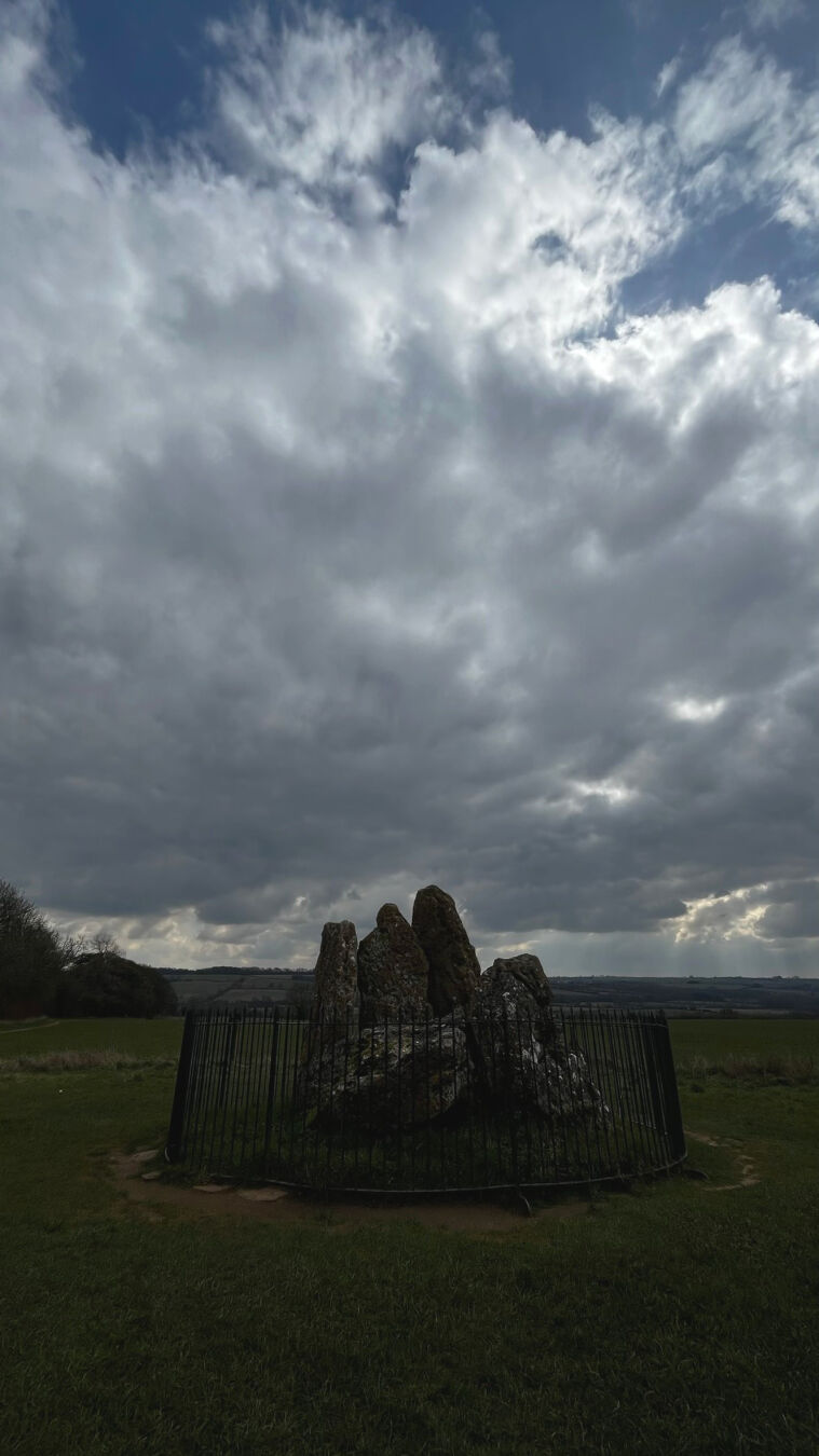 The Whispering Knights, part of the Rollright Stones complex.