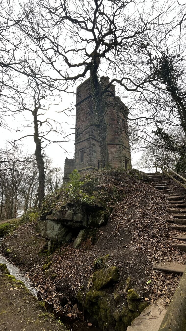 The Warden's Tower, this dates from the early 19th Century.