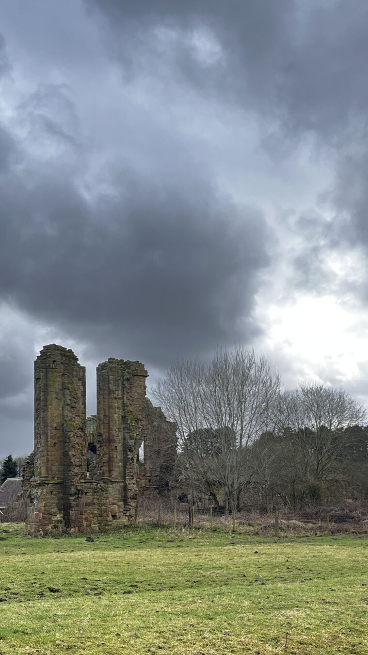 The ruins of Halesowen Abbey