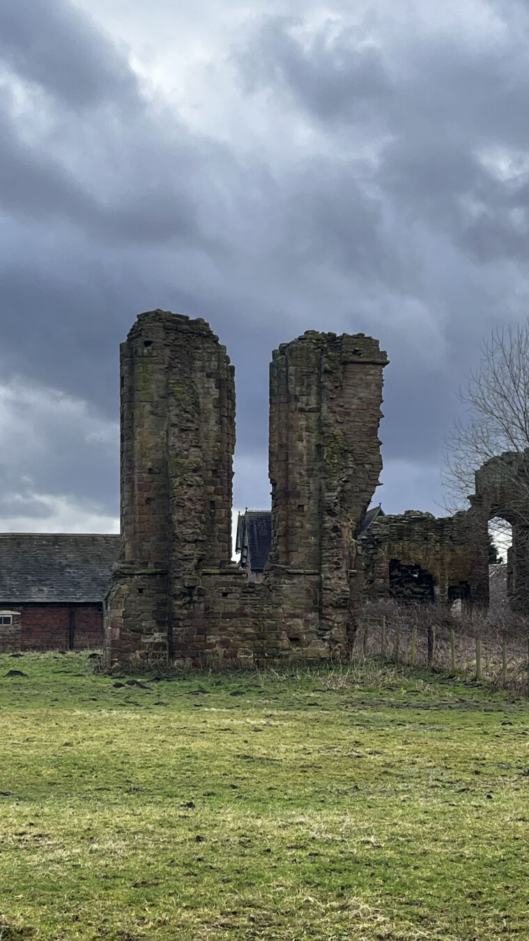 The ruins of Halesowen Abbey