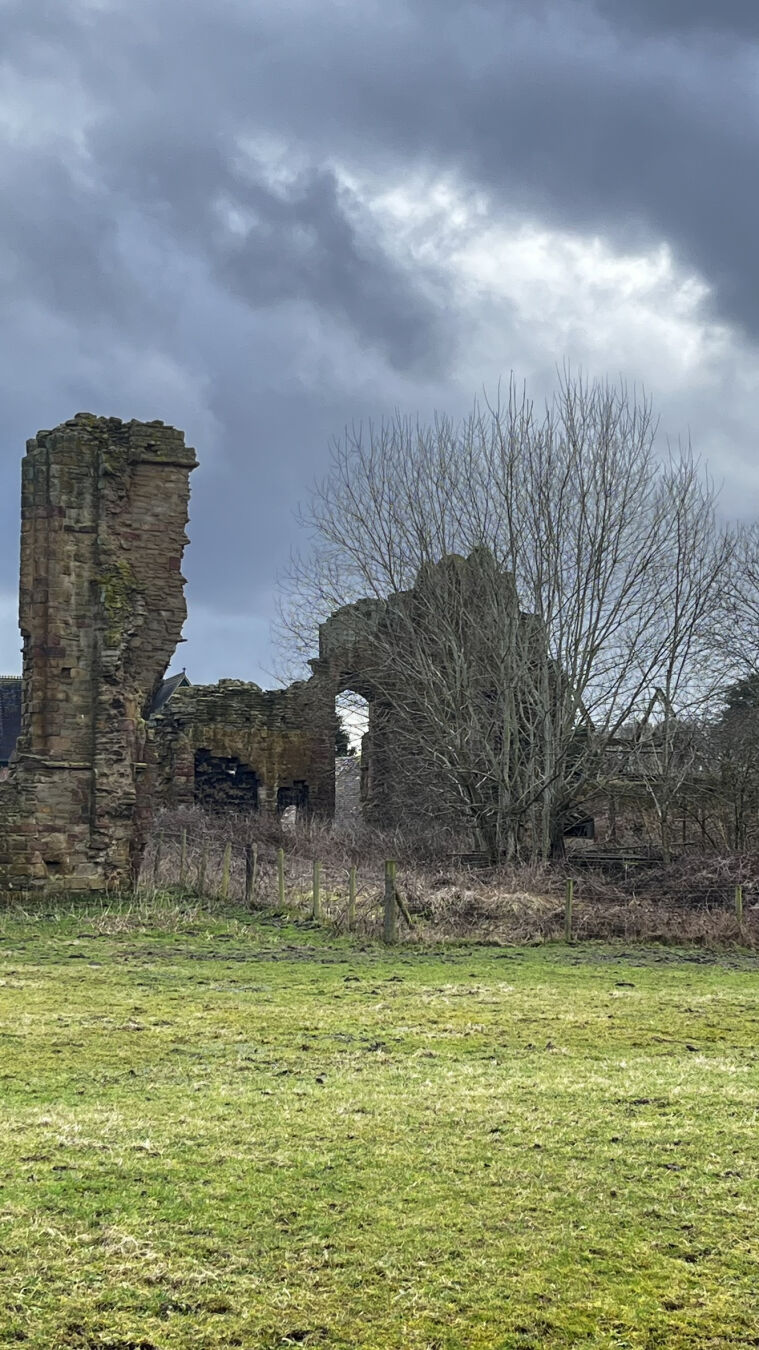 The ruins of Halesowen Abbey