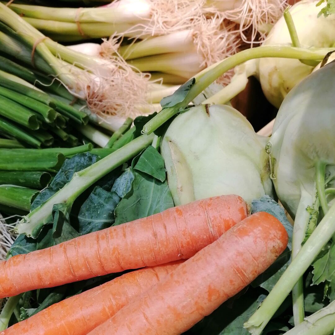 Verschiedene Gemüse auf einem Haufen